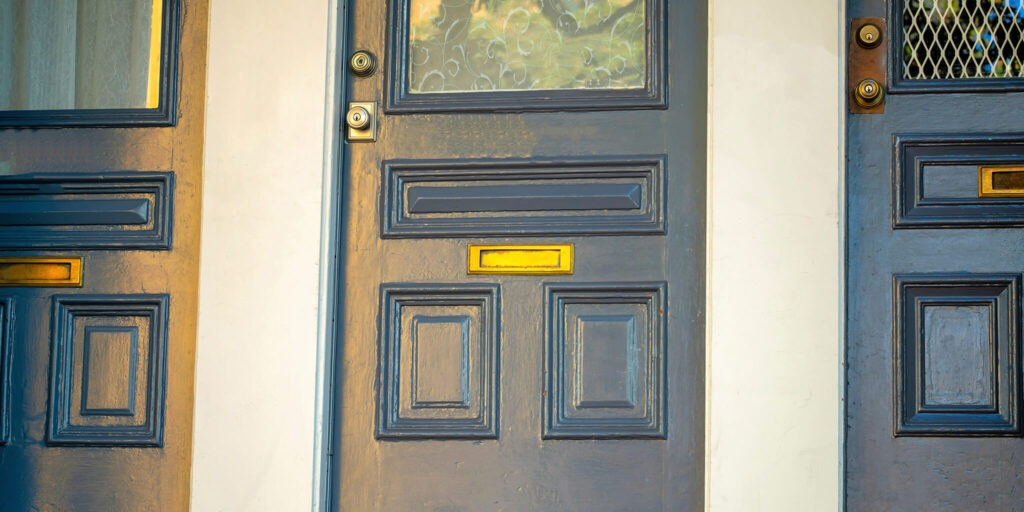 Front door to a marketing agency